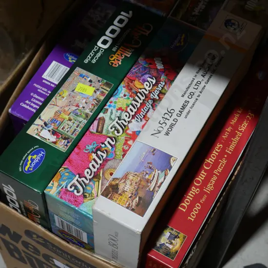 Box of puzzles