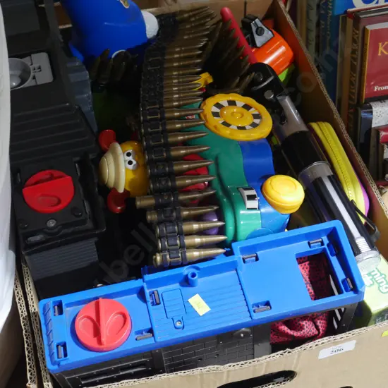 Box of toys.