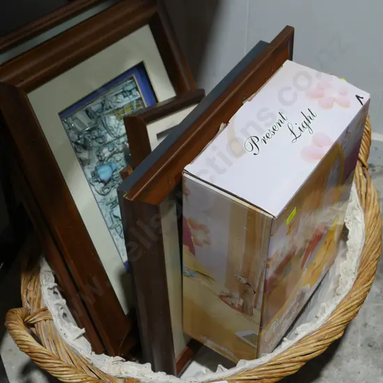 Basket and pictures