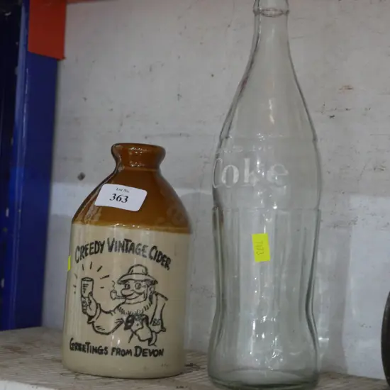 Stone bottle coke bottle