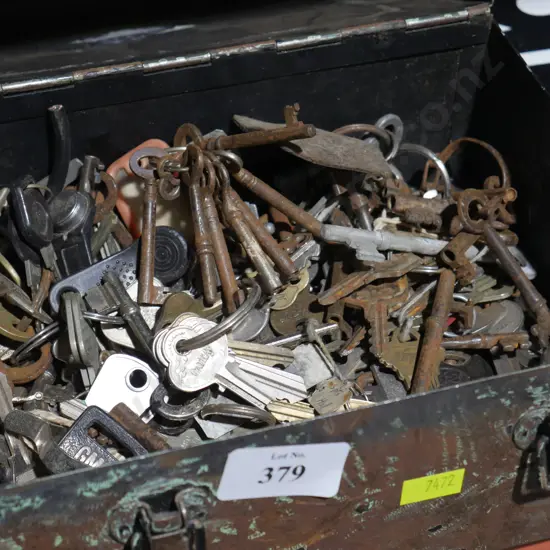 Tin of keys