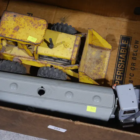 Truck and front end loader