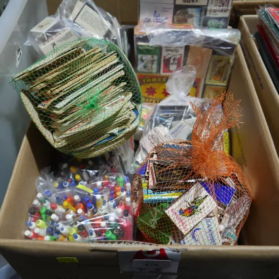 Pens , matches , coasters