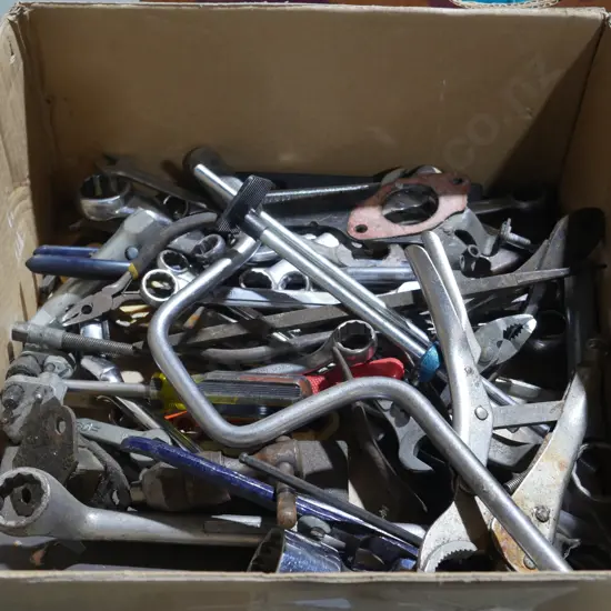 Vice grips , spanners, ect