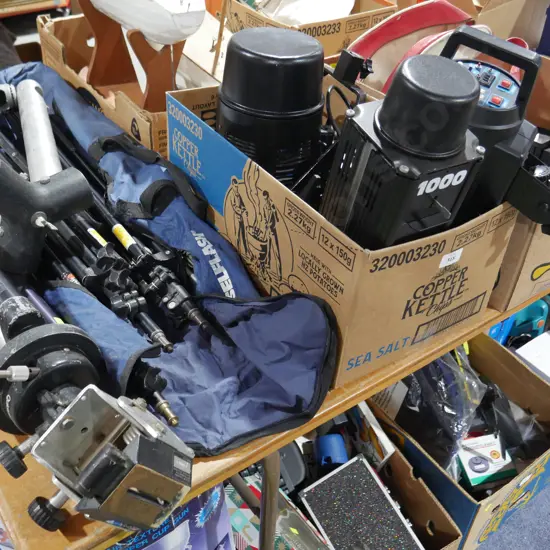 Tripods and studio lighting