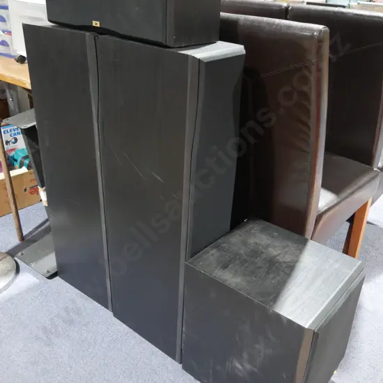 Accent Tower speakers and sub