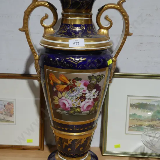 Bloor Derby vase. been repaired