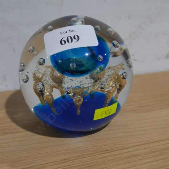 Glass paperweight