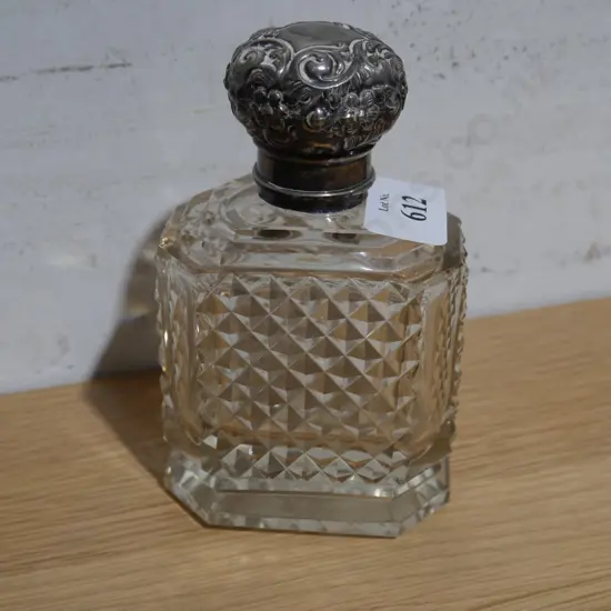 Sterling Silver top perfume bottle