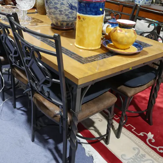 Dining table ,  6 chairs