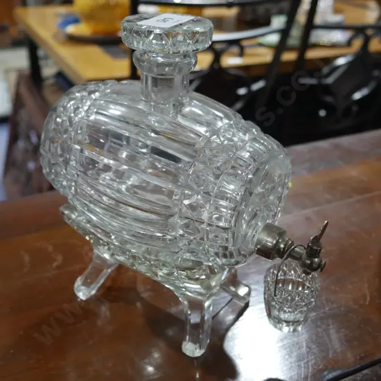 Glass Whiskey barrel