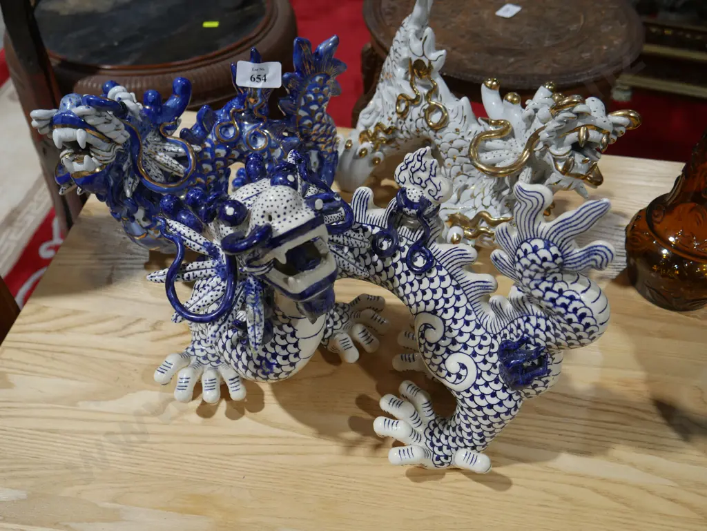 3 Oriental dragons Image 1++