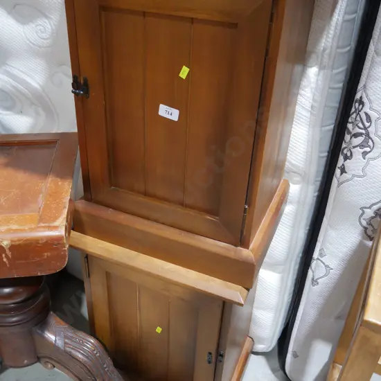 Pair bedside cupboards