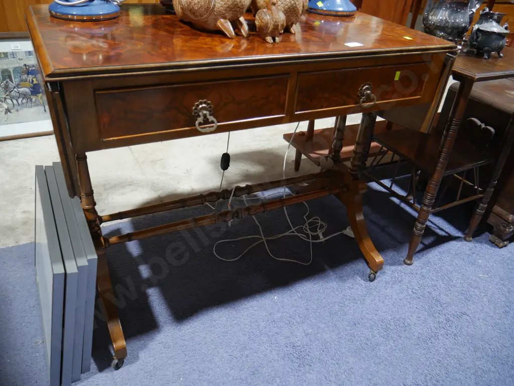 Dropside mahogany table Image 1++