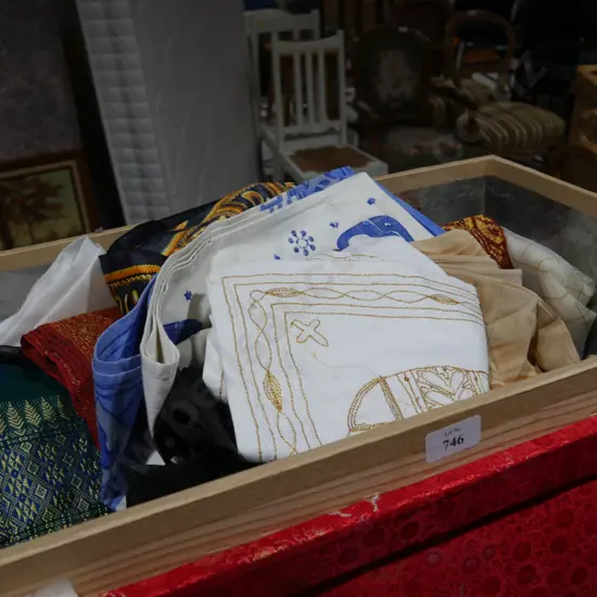 Blanket box and fabric