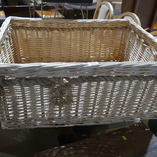 Large cane basket