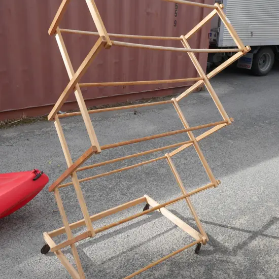 Wooden clothes airer