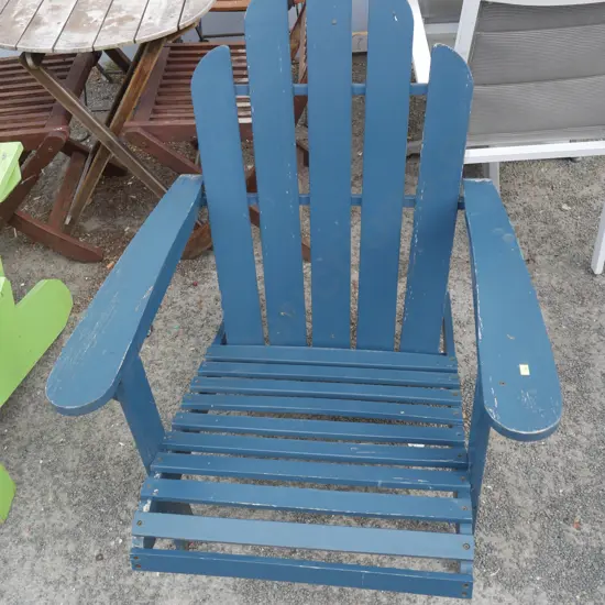 Blue cape cod chair