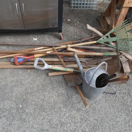 Assorted garden tools