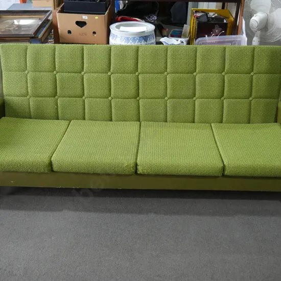 Retro 4-seater sofa