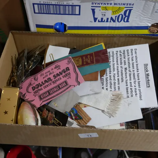 Bookmarks and paper clips