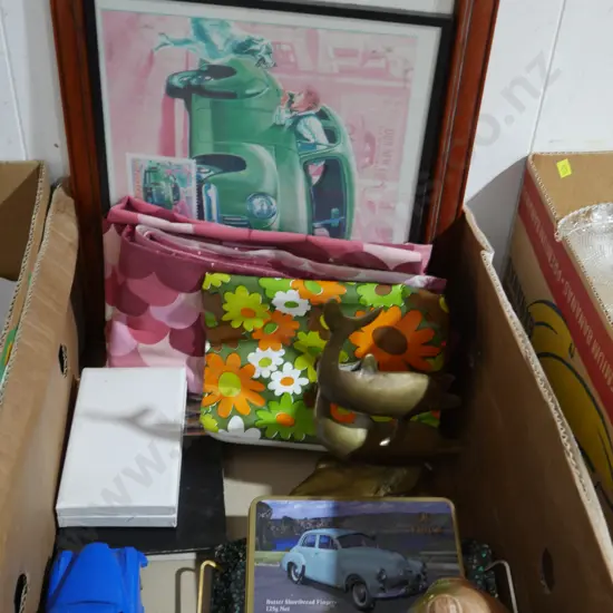 Brass dolphin ornament, artworks etc