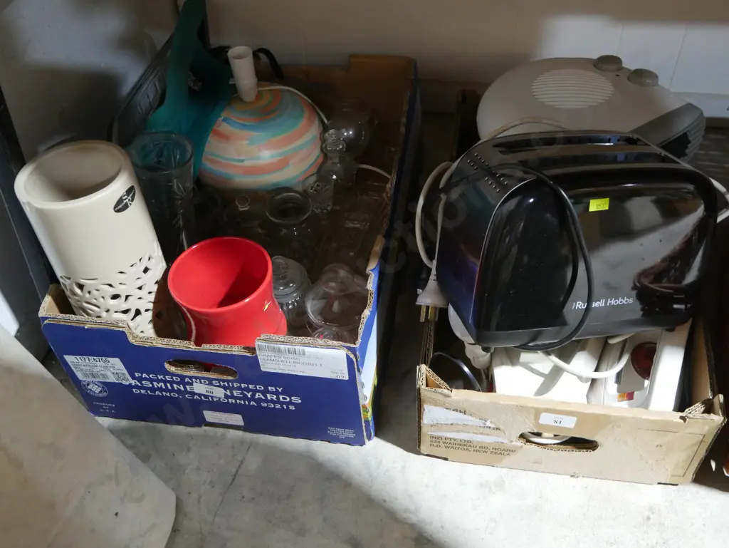 Small electrical appliances etc, 2 boxes Image 1++