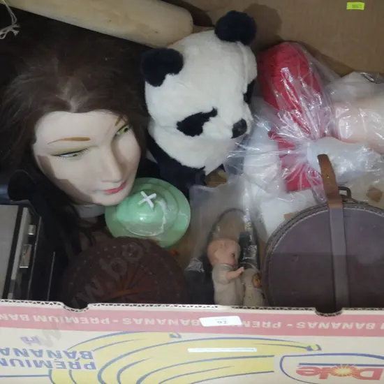 Mannequin head, collar box etc