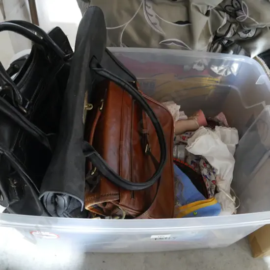 Handbags, dolls etc
