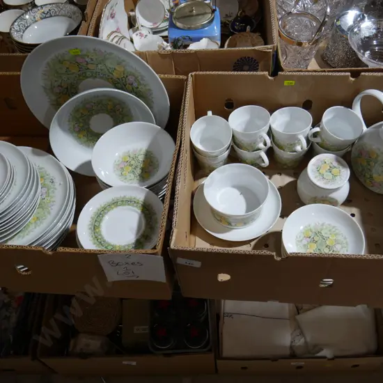 2 boxes noritake dinnerware set