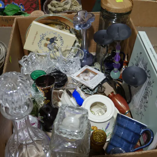 China, decanters etc