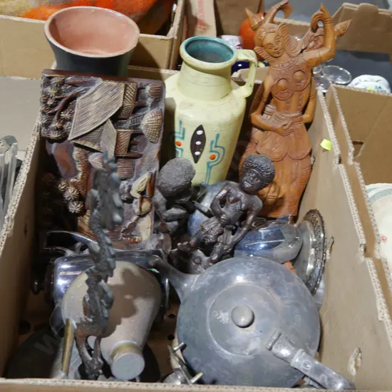 Wooden ornaments, EPware etc