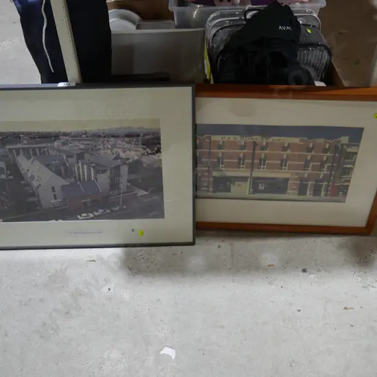 Two framed photos