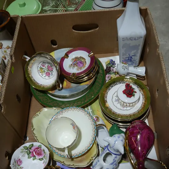 Assorted china