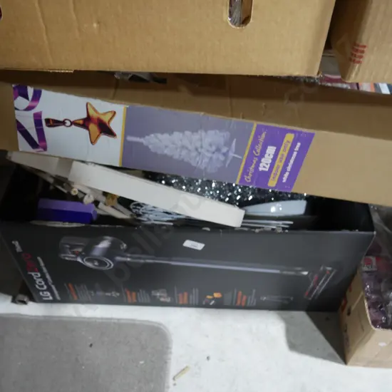 Christmas tree, coat hangs etc