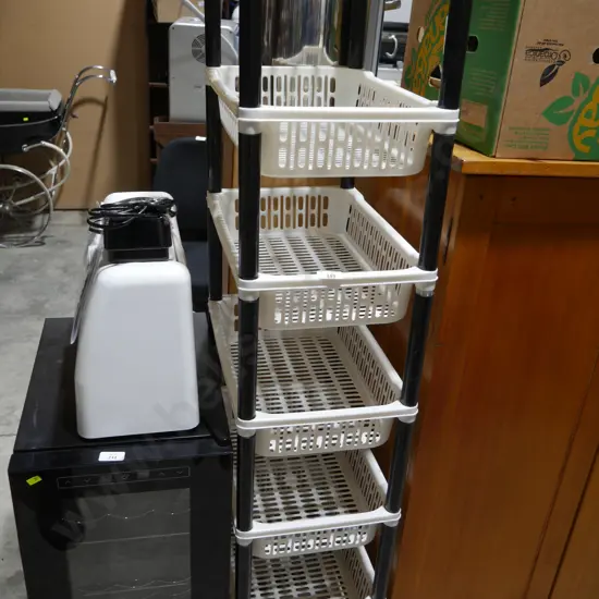 Plastic 7 tier rack