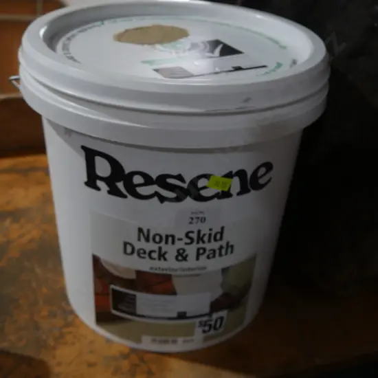 Non skid deck and path paint