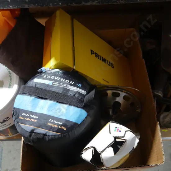 Assorted camping gear