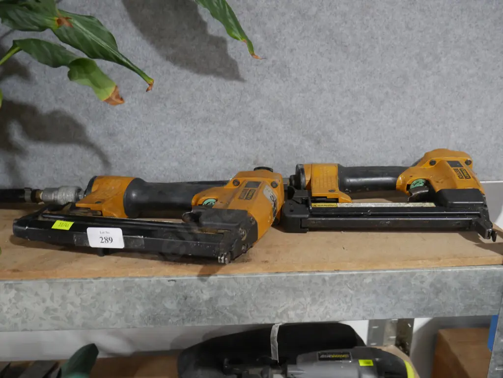 2 Stanley air staple guns Image 1++