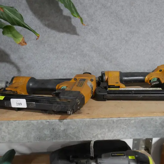 2 Stanley air staple guns