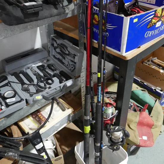 Fishing rods and reels