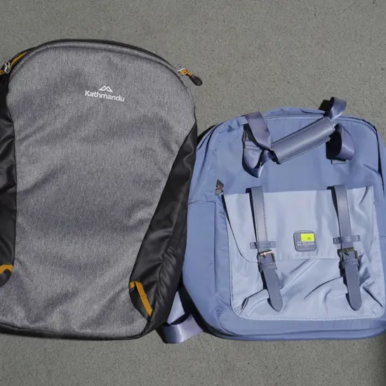 Two backpacks