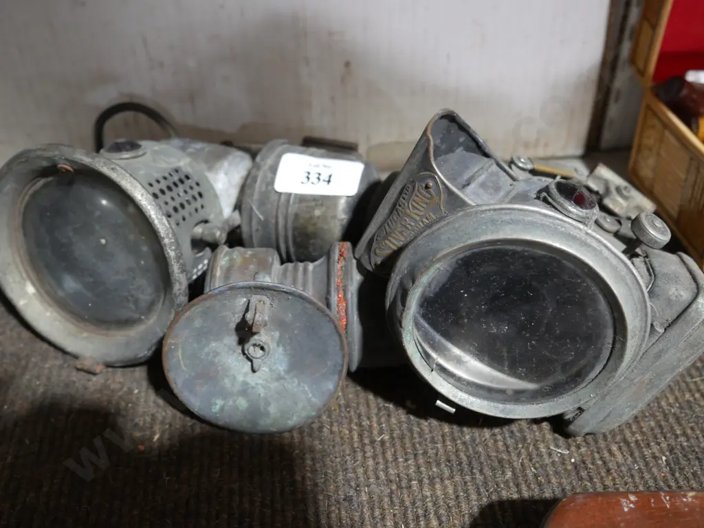 3 vintage carriage lanterns Image 1++