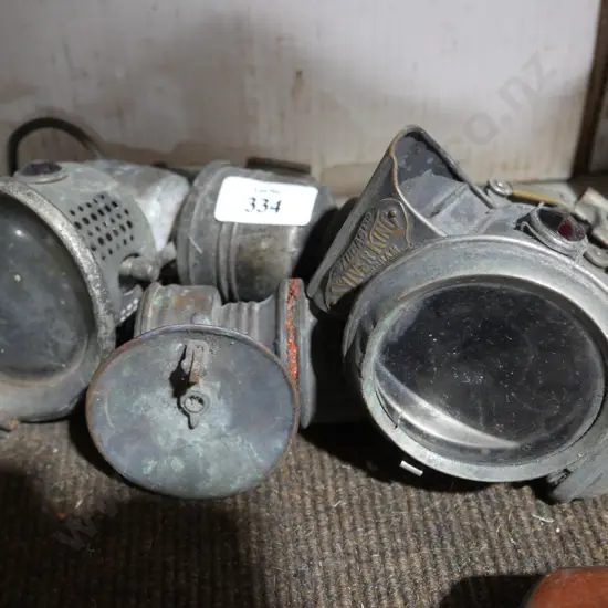 3 vintage carriage lanterns