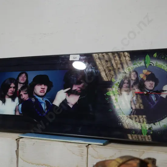 ACDC picture wall clock