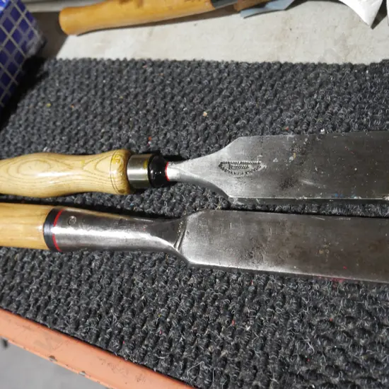 Two large chisels