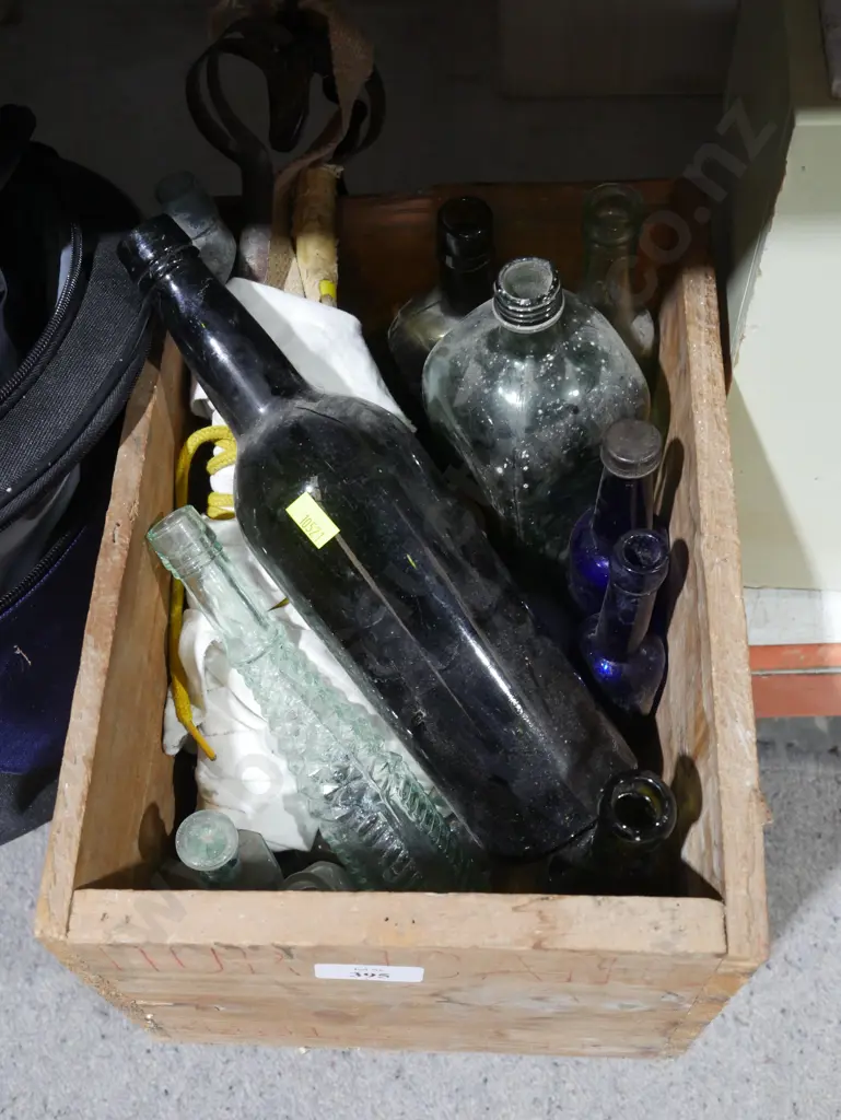 Glass bottles, shears Image 1++