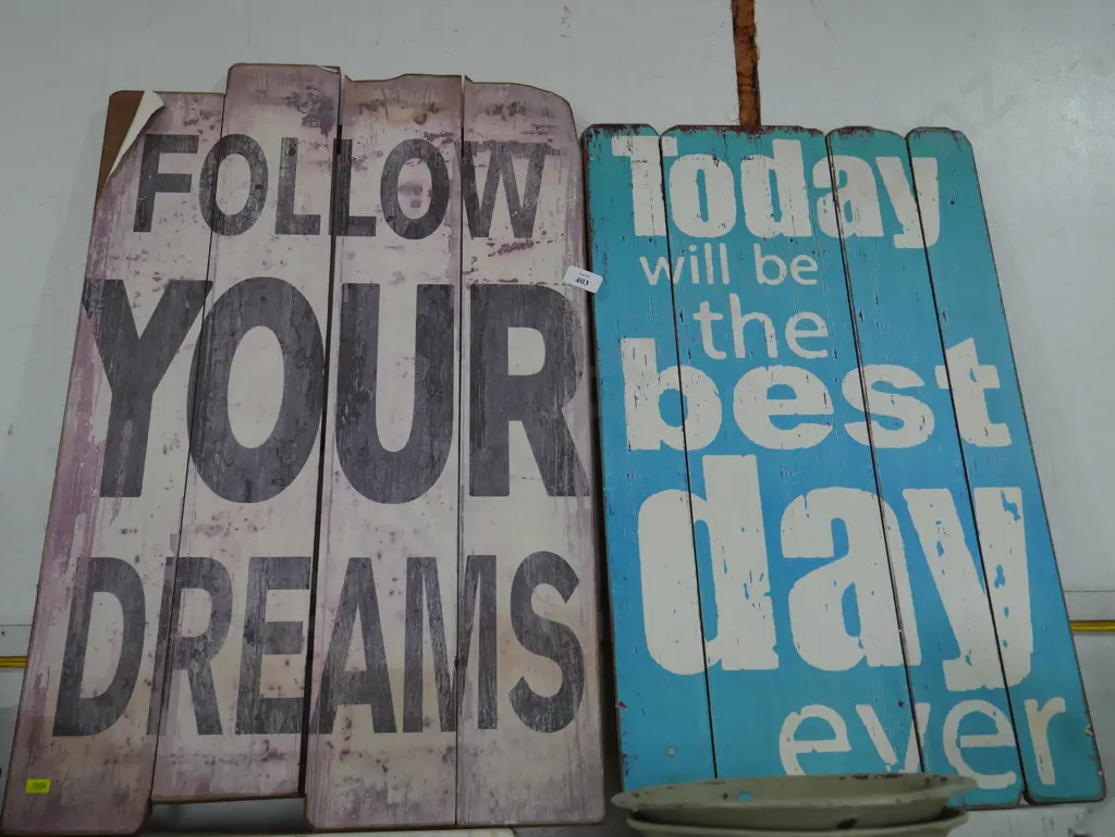 Wooden signs Image 1++