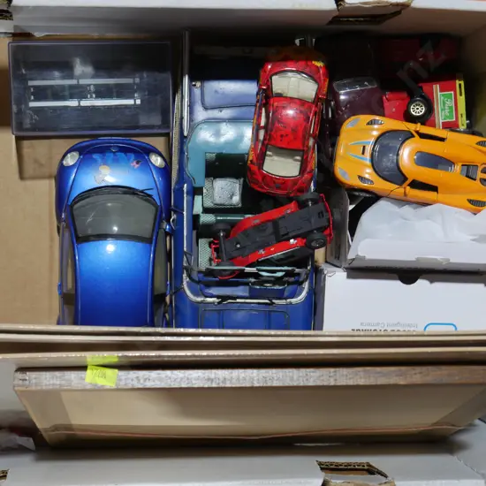 Toy cars etc