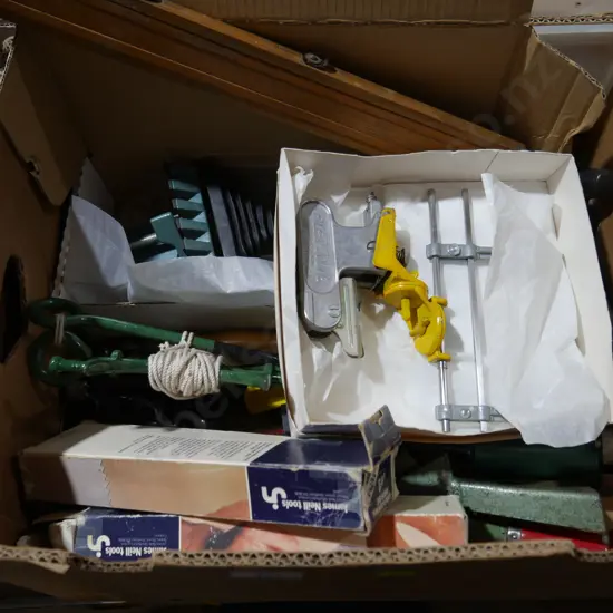 Assorted hand tools etc